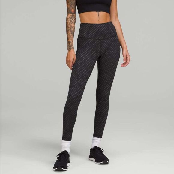 Lululemon Wunder Train High-Rise Tight 25.5” RARE SPELLOUT - Picture 7 of 8
